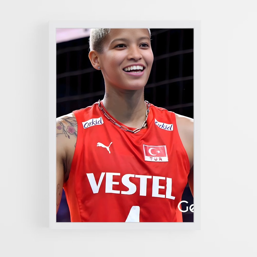 Poster Slam Dunk Joy – affiche Volleyball (vue 3)